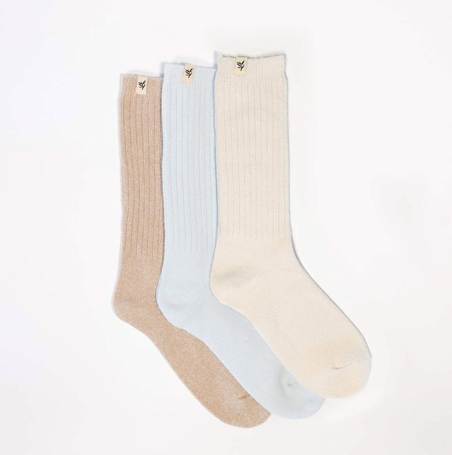 Plush lounge socks