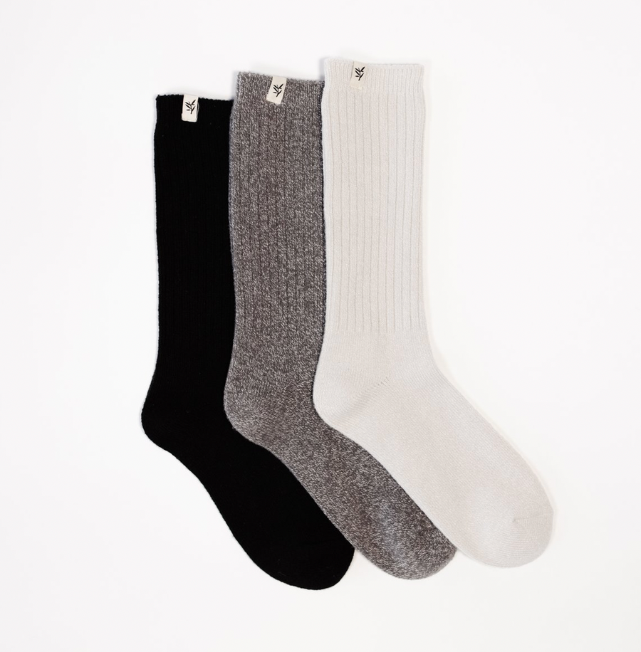 Plush lounge socks